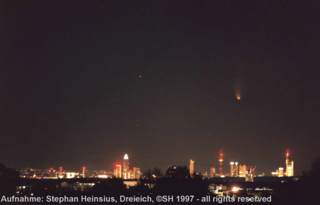 Komet Hale-Bopp ber Frankfurt
