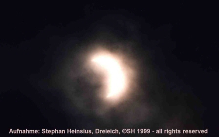 Sonnensichel gegen 13 Uhr