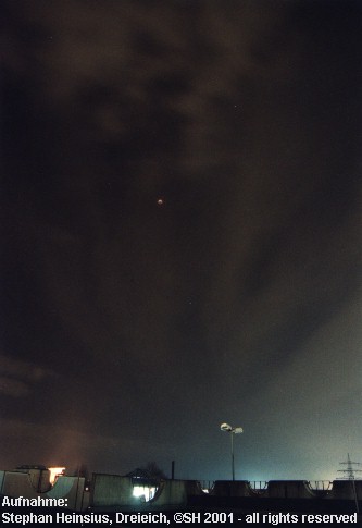 Mondfinsternis �ber dem Parkdeck