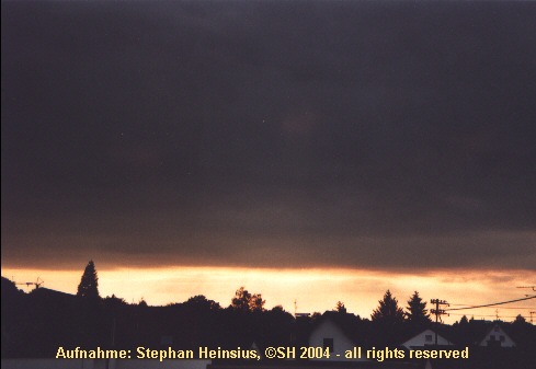 Wolkensituation in Dreieich