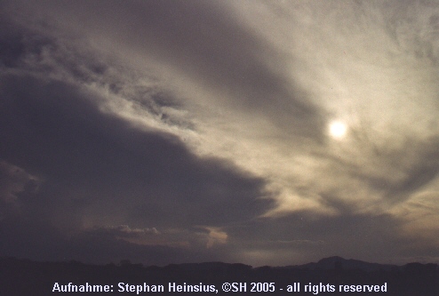 Wolkensituation Penonome