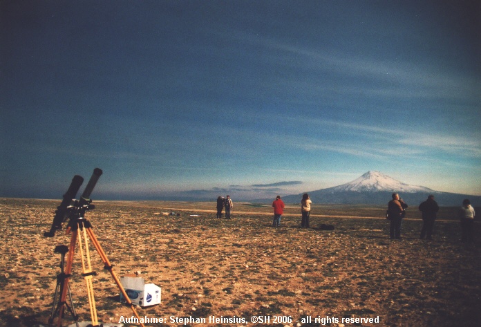 Abziehender Mondschatten