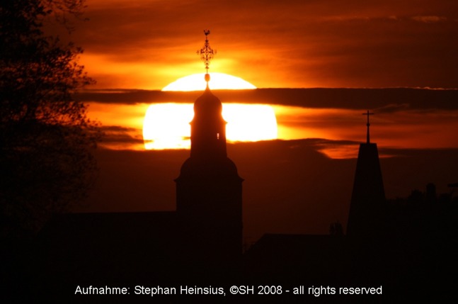 &Ouml;kumenischer Sonnenuntergang