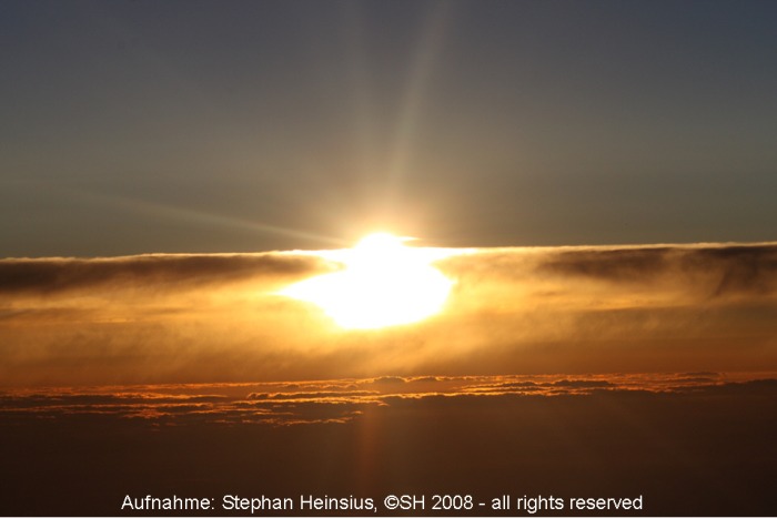 Sonnenaufgang &uuml;ber China