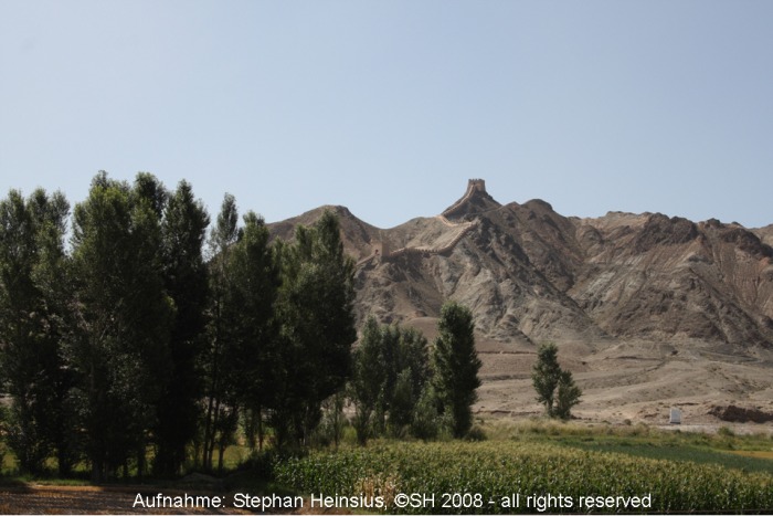 Chinesische Mauer bei Jiayuguan