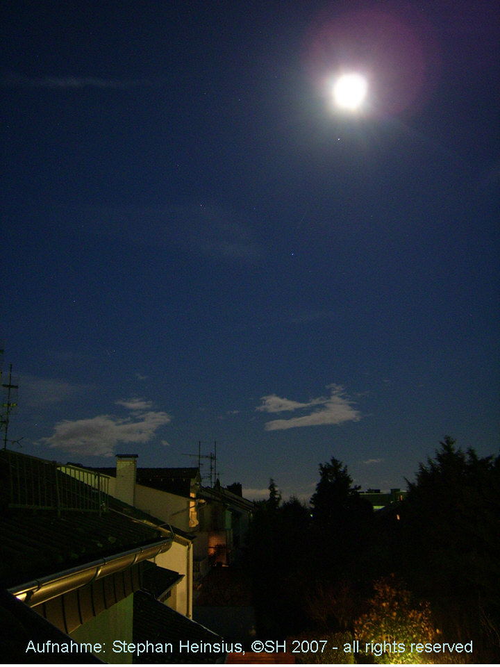 Mond und Saturn im Sternbild L&ouml;we