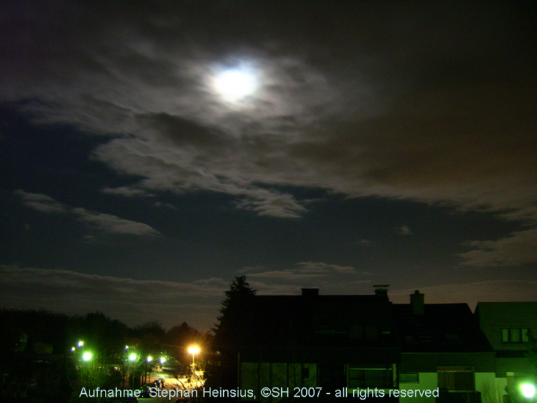 Mond und Saturn im Sternbild L&ouml;we