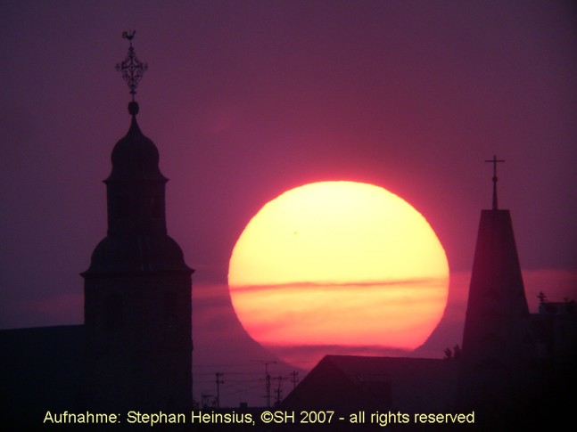 &Ouml;kumenischer Sonnenuntergang